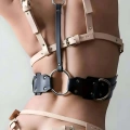 Omuzdan Askılı Deri Bel Harness, Askılı Bel Kemeri - 1148