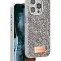 Onegif Apple iPhone 14 Pro Max Bright Simli Kapak - Gold
