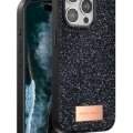 Onegif Apple iPhone 14 Pro Max Bright Simli Kapak - Gümüş