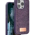 Onegif Apple iPhone 15 Pro Bright Simli Kapak - Siyah