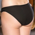 Pamuklu Slip Külot Siyah