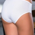 Pamuklu Yüksek Bel Slip Külot Beyaz