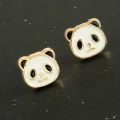 Panda Mineli Minik Küpe