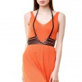 Paralel Desenli Şık Deri Harness - 199