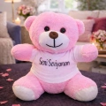 Pembe Seni Seviyorum Tişörtlü Ayıcık