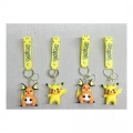 Pikachu Silikon Anahtarlık