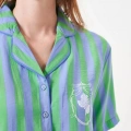 Pjs 29043 Kadın Düğmeli Pijama Takımı