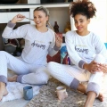 Polar Kadın Pijama Takımı Ekru