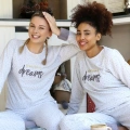 Polar Kadın Pijama Takımı Ekru