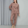 Polar Kadın Pijama Takımı Sütlü Kahve
