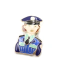 Polis Broş - Mavi