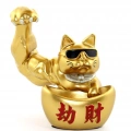 Polyester Şanslı Kedi Figürü