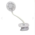 Portatif Işıklı Mini Klipsli Fan