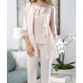 Pudra Penye Pijama Takımı - 1417