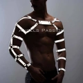 Reflektörlü (karanlıkta Yansıyan) Erkek  Bilek - Kol - Omuz Harness - m5