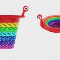 Renkli 6 Kademeli Lavabo Süzgeci