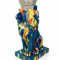 Renkli Dekoratif Polyester Aslan Figürü Alk5474