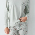 Rolypoly 3703-s Kadın Uzun Kol Pijama Takım