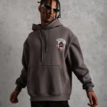 SCHOOL BOY Baskılı Kapüşonlu Sweat - Gri