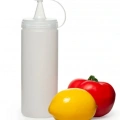 Şeffaf Sos Şişesi  - 400 Ml