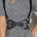 Seksi Deri Döğüs Harness - 1186