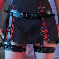 Seksi Deri Jartiyer Harness - 804