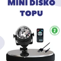 Ses Duyarlı Mini Disko Küre Lamba
