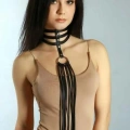 Şık Deri Püsküllü Tasma Harness - 1021