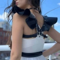 Şık Deri Seksi Göğüs Deri Harness - 996