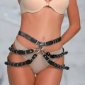 Şık Deri Seksi Harness - 1037