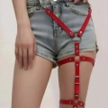 Şık Deri Tek Bacaklı Jartiyer Harness - 942