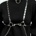 Şık - Şeffaf Kemer Ve Choker Takım - 826