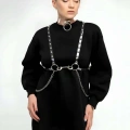 Şık - Şeffaf Kemer Ve Choker Takım - 826