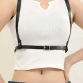 Sırtı Halka Detaylı Şık Deri Harness - 800
