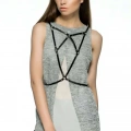 Sırtı V Detaylı Şık Harness - 179
