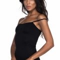 Siyah  1923 Soft İp Askılı Çıtçıtlı Body