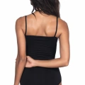 Siyah  1923 Soft İp Askılı Çıtçıtlı Body