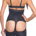 Siyah  2033 Popo Açık Boxer Korse