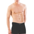 Siyah  2108 Seamless uzun Erkek Boxer