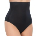 Siyah  2720 Lazer Kesim String Hayalet Korse