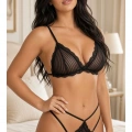 Siyah Bralet Sütyen Takım - B863