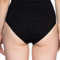 Siyah Double Yüksek Bel Çıtçıtlı  Slip Korse