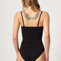 Siyah Göğsü Açık Agraflı Body Korse