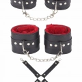 Siyah Kırmızı Harness Fantezi Aksesuar Set