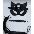 Siyah Maske Ağız Topu,3lü Set