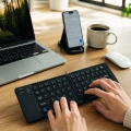 Taşınabilir Katlanabilir Bluetooth Klavye İos Android Windows Uyumlu