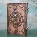 Taşlı Deri Defter