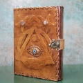 Taşlı Deri Defter