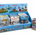 Taşlı İstanbul Temalı Kalın El Aynası