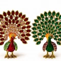 Taşlı Tavuskuşu Biblo
